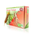 Organic ginseng and royal jelly phials