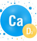 Benefits of calcium and vitamin D3