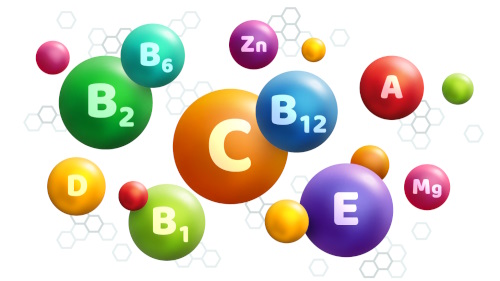 Food supplements with vitamins and minerals