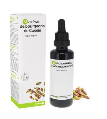 Made from organic fresh blackcurrant buds, vegetable glycerol and organic alcohol